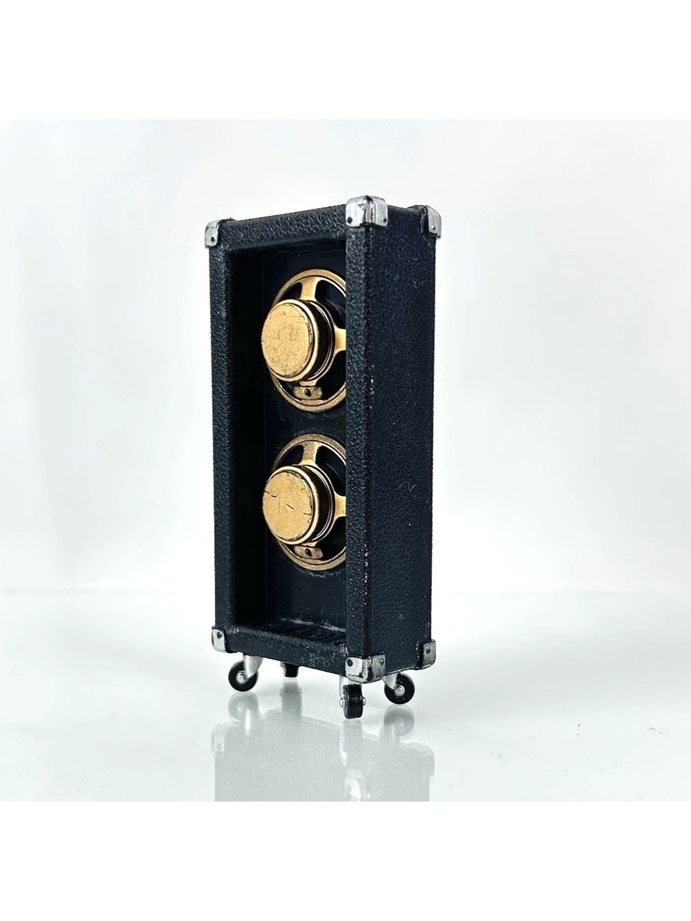 Miniature Speaker Cabinet Guitar Bass Dollhouse Furniture 3"